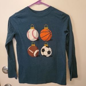 Boys Long Sleeve Tee - Size Medium (8/10)